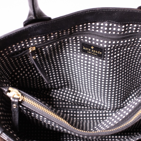 Black Kate Spade VILLABELLA QUINN BOW TOTE - Picture 4 of 4